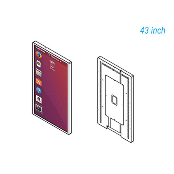 43-inch Android System High-definition LCD Medical Examination Room Department Door Wall Information Digital Advertising Boards
