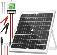20W 12V Panneau solaire Chargeur de batterie Mainteneur de décharge pour moto automobile