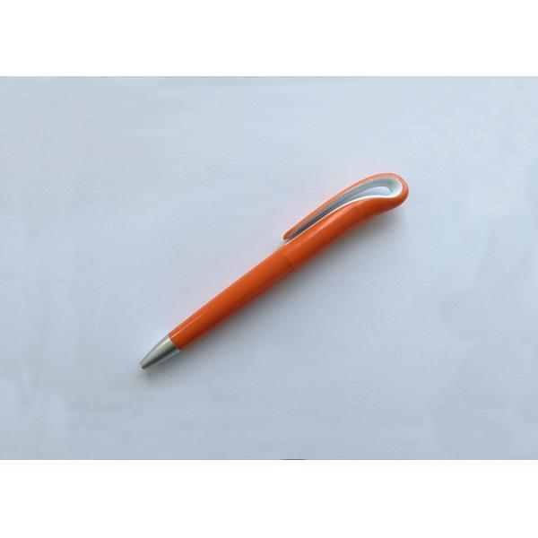 Plastic click swan Ball Point Pen with customized logo or silk printing for promotion