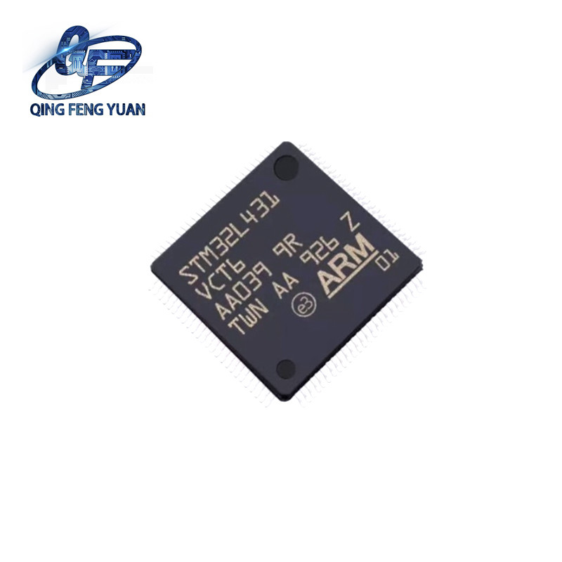 Электронные блоки ICs ST STM32L431VCT6 подготовляют программирование микроконтроллера