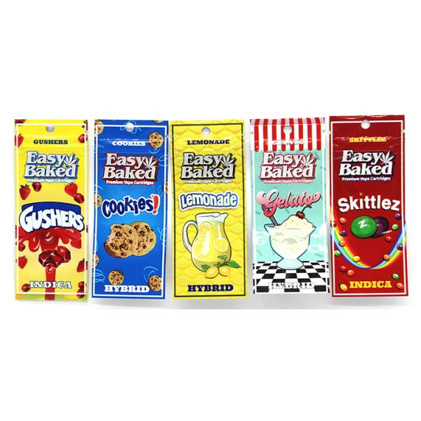 Exotic Vape Plastic Pouches Packaging Cartridge Flavor Promotion Bag For Food Packaging