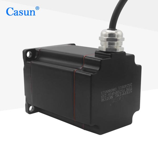 Nema 23 moteur hybride pas à pas 2N.m haute résistance 76mm corps 2.85V Casun moteur CE RoHS pour CNC