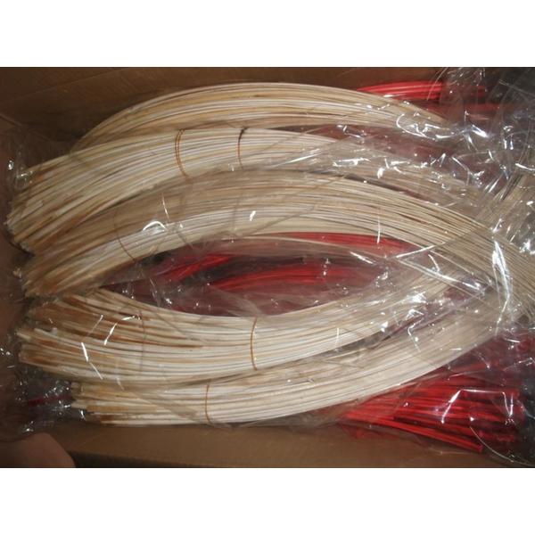Millinery Supplies Ostrich Feather Quill with Dyed Pattern 50-55cm