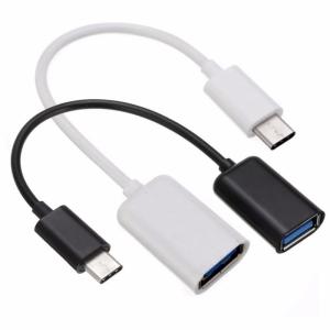 USB 3.1 Tipo C para USB A Adaptador de cabo OTG feminino