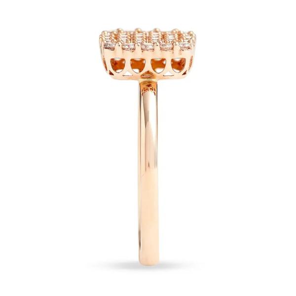 2024 Кольца Бразильский Пейв Белый CZ Серебряный Кольцо для изысканных ювелирных изделий Модные аксессуары