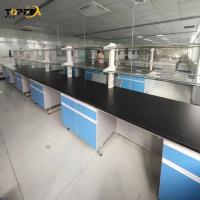 Multi-Functional Laboratory Furniture Table with Cupboard and Accessories