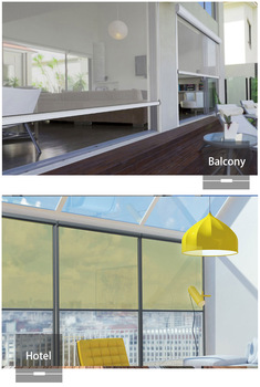 Persianas eléctricas de encargo motorizadas Eco del rodillo - amistoso para la decoración casera