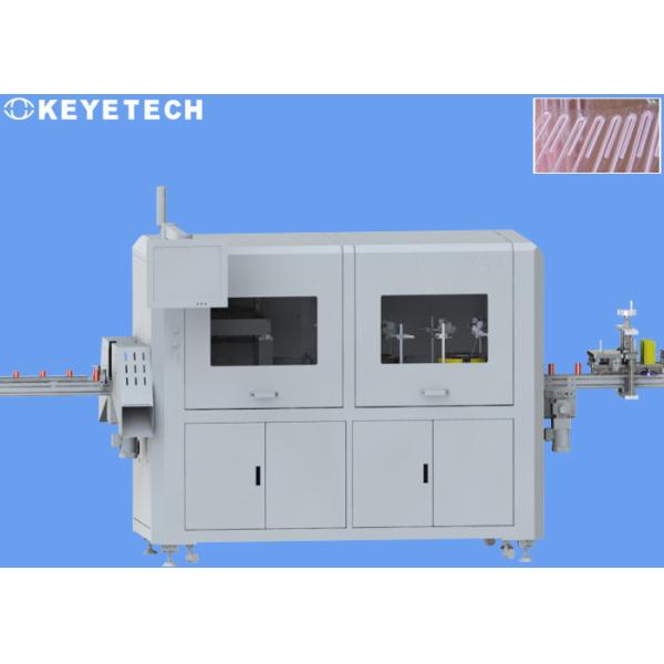 Roll Package Beverage Straw Vision Inspection Machine with Labeling Device