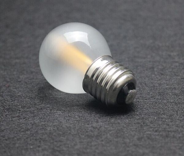 VINTAGE G45 E26 LED GOLF GLOBE LIGHT 2W 4W CLEAR FROSTED GLASS 120V 2200K