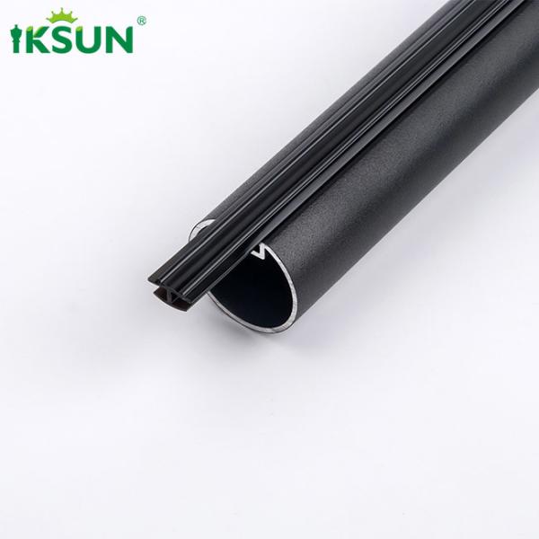 28mm Morandi Aluminium Curtain Pole Powder Coating For Home Decor