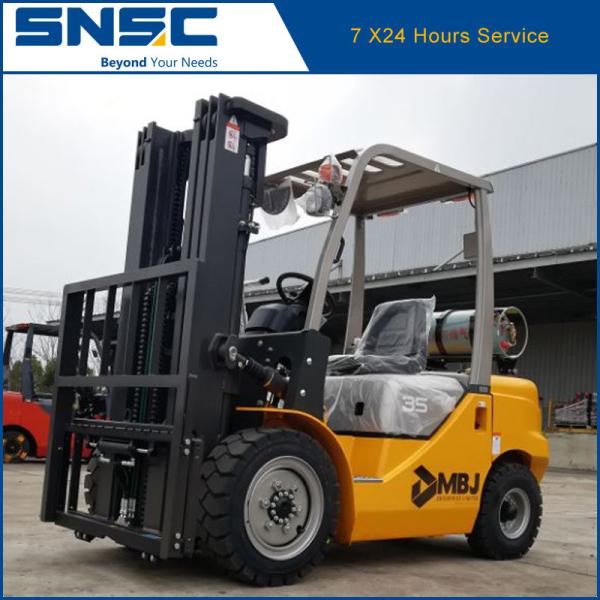 Japan NISSAN K25 Gasoline Forklift SNSC LPG Counterbalance Forklift