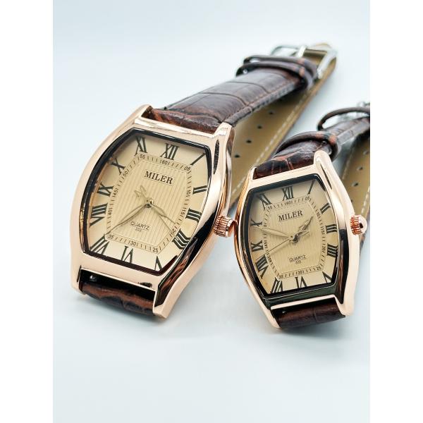 Женщины и мужчины Стильные часы для пары Роскошные модные кварцевые часы