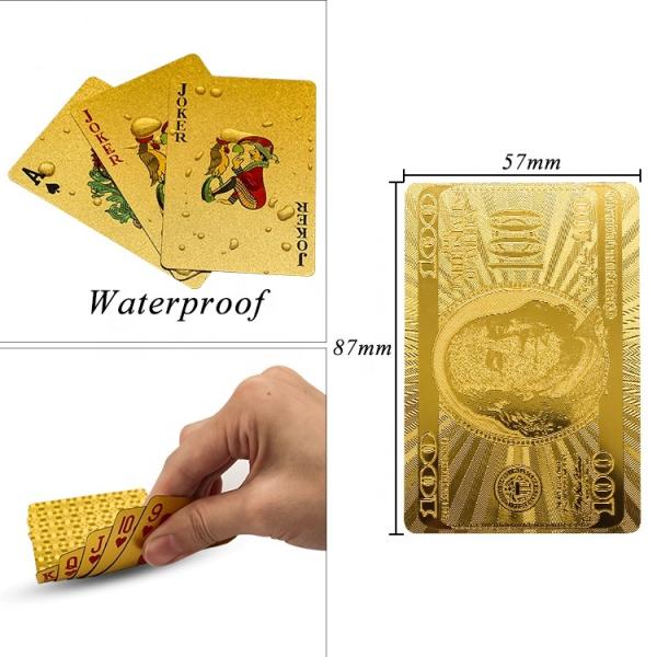 Recyclable Waterproof Gloss Coating Plastic Poker Cards