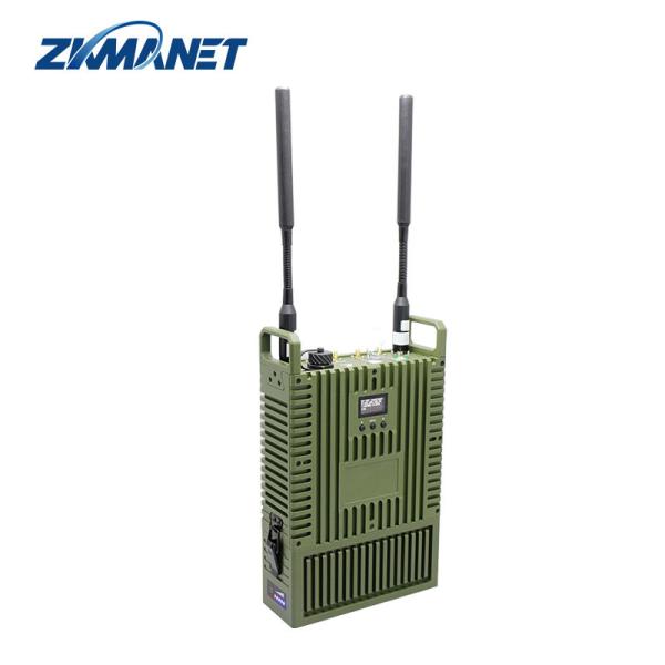  ZKManet3261 43dBm 45km Manpack IP Mesh Radio with Smart Frequency Hopping