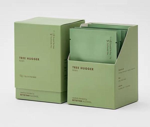 Eco Friendly Coffee Pouch Box For Retail Or Gift Set Packaging