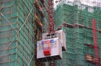 Elevador de elevação de passageiros de aço de jaula única de 55 kW para o canteiro de construção SC300