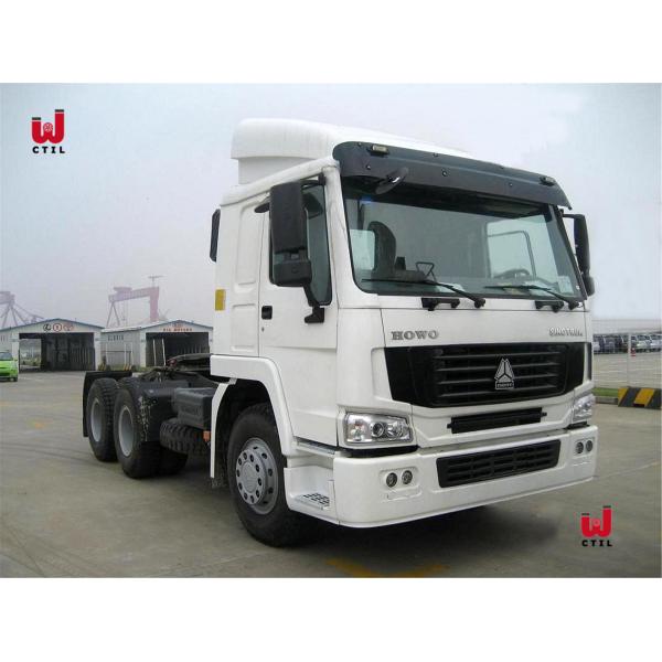 Tonnes 10 de HOWO 371hp 60 Wheeler Heavy Duty Tractor Truck et remorque
