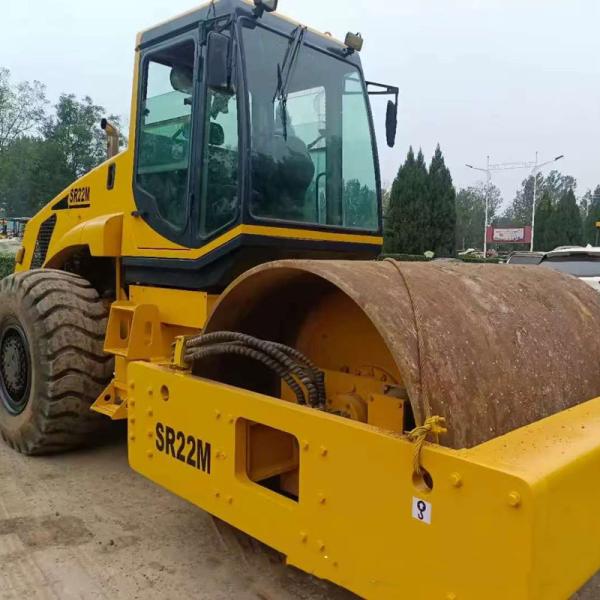 Secondhand Shantui Road Roller Excellent Condition Used SR22 Road Roller Cheap Price