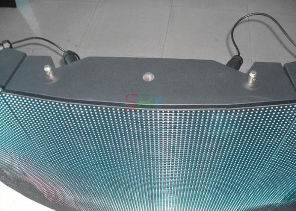 Full Color P10 16 bit Ture Color 1R1G1B led screen / Curved LED Display Good Performance