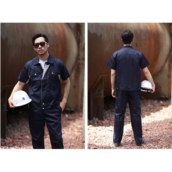 На заказ унисексная хлопковая рабочая одежда для мужчин и женщин двухдельная промышленная форма