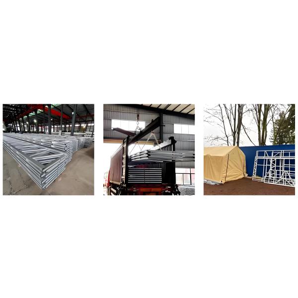 Structure en acier léger Studio de jardin préfabriqué avec escaliers d'entrée