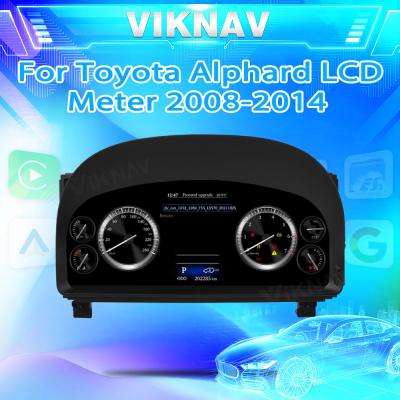 Cluster de instrumentos digitais ODM Painel de controle Cluster de gabarito de pós-venda Toyota Alphard 2008-2014