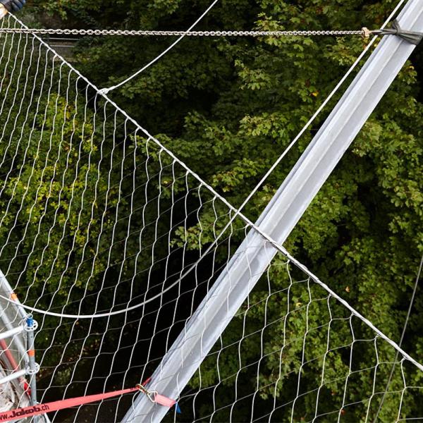 7X7 Balcony Stainless Steel Safety Net 1.2mm Ultrasonic Bath
