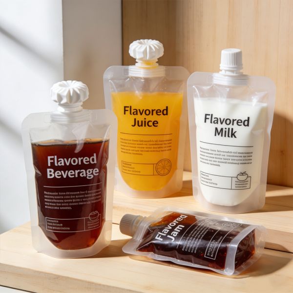 Custom Printed Food Grade Spout Bag with Aroma Lock for Leak Proof Beverage Packaging