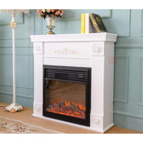 Металлический 3D белый симулятор электронный камин для семьи непосредственно от 110V / 220V