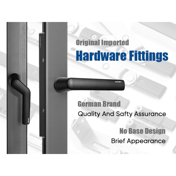 Modern Style Thermal Insulation System Aluminium Screen Casement Window