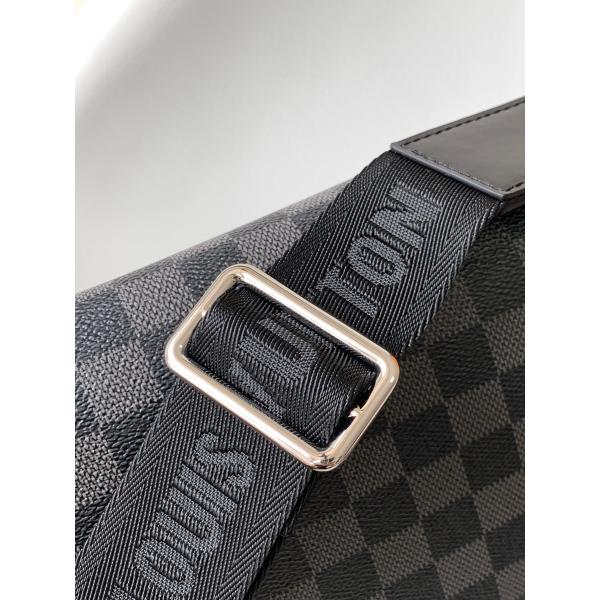 Louis Vuitton клеймил черноту графита сумки посыльного района премьер-министра Damier сумки людей