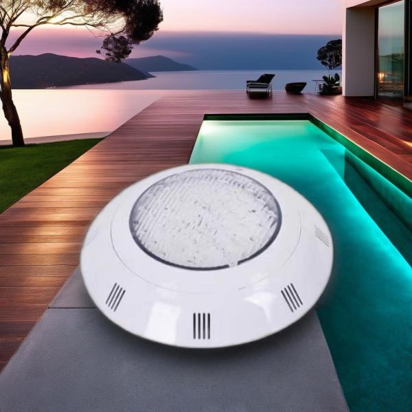 DC 24V CRI Ra 85 9W 18W ABS RGB LED Underwater Light for Swimming Pool Waterproof