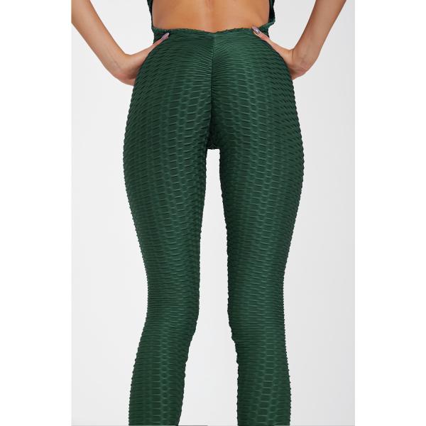 Green Skinny One Piece Yoga Jumpsuit Quick Dry Yoga Outfit Sets
