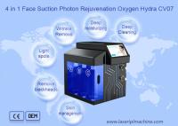 4 dans 1 blanchiment de massage facial de l'oxygène de rajeunissement de photon d'aspiration de visage