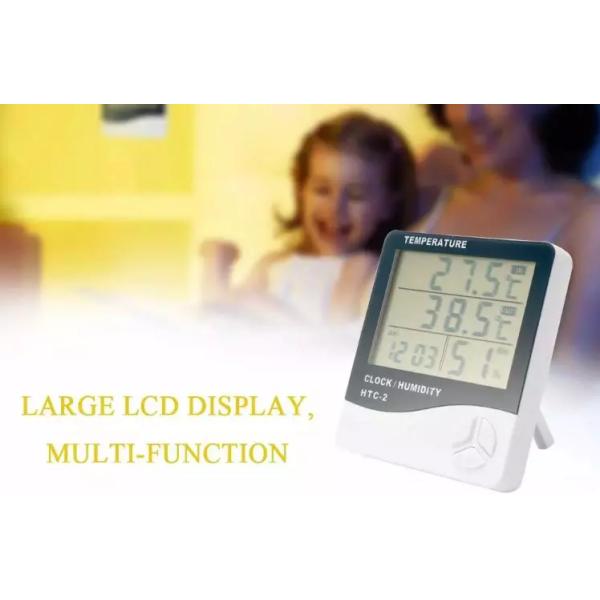 Indoor Outdoor Car Vaccine Refrigerator Digital Thermometer With Hygrometer