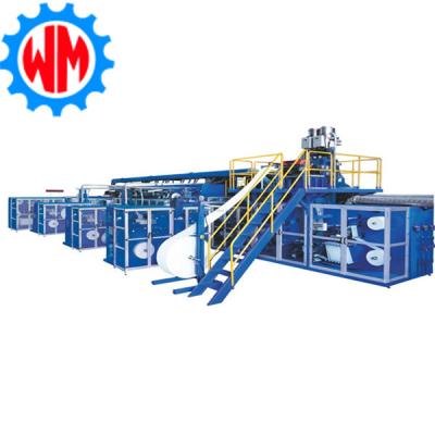 Full Servo Adult Diaper Making Plant High Speed  PLC Control Intelligent System