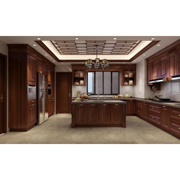 High End Stainless Steel Kitchen Cabinetry With New Chinese Style And Vintage Design