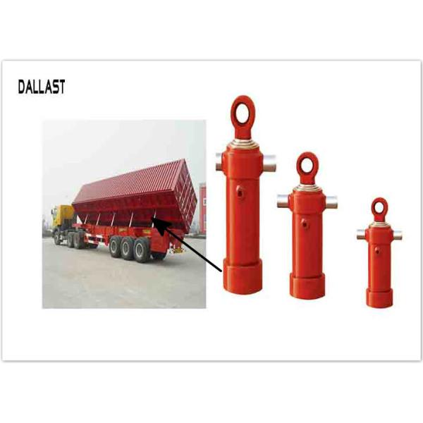 Cilindro de la vuelta del lado del remolque del cilindro hidráulico del camión volquete que se resume la etapa multi Chromme Rod