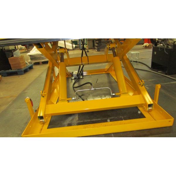 500kg Carrying Capacity Single Scissor Lift Table with Universal Ball and Sturdy Construction