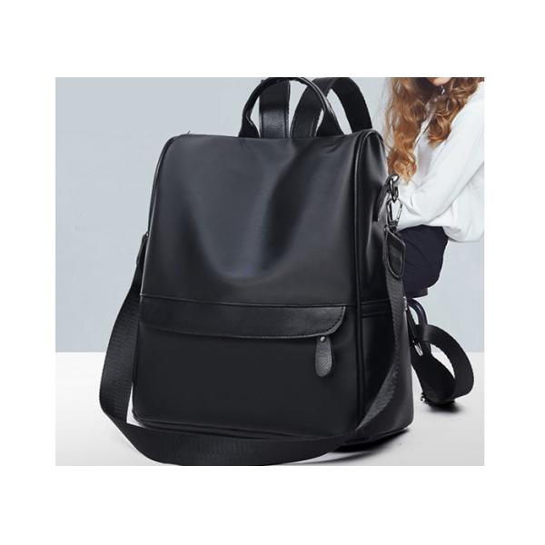 2019 new student backpack black grey large capacity travel bag lady's bag