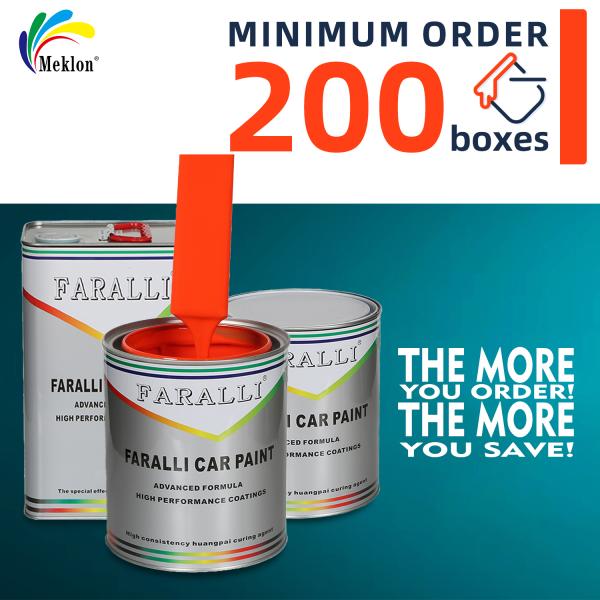 Hot Selling And Cost-Effective Bright Orange Car Repair Paint For Car Painting