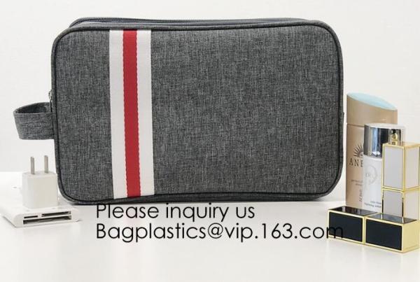 Wholesale Custom Logo Mini Small Blank Black Cotton Canvas Travel Cosmetic Pouch Makeup Bag, bagease, bagplastics pak
