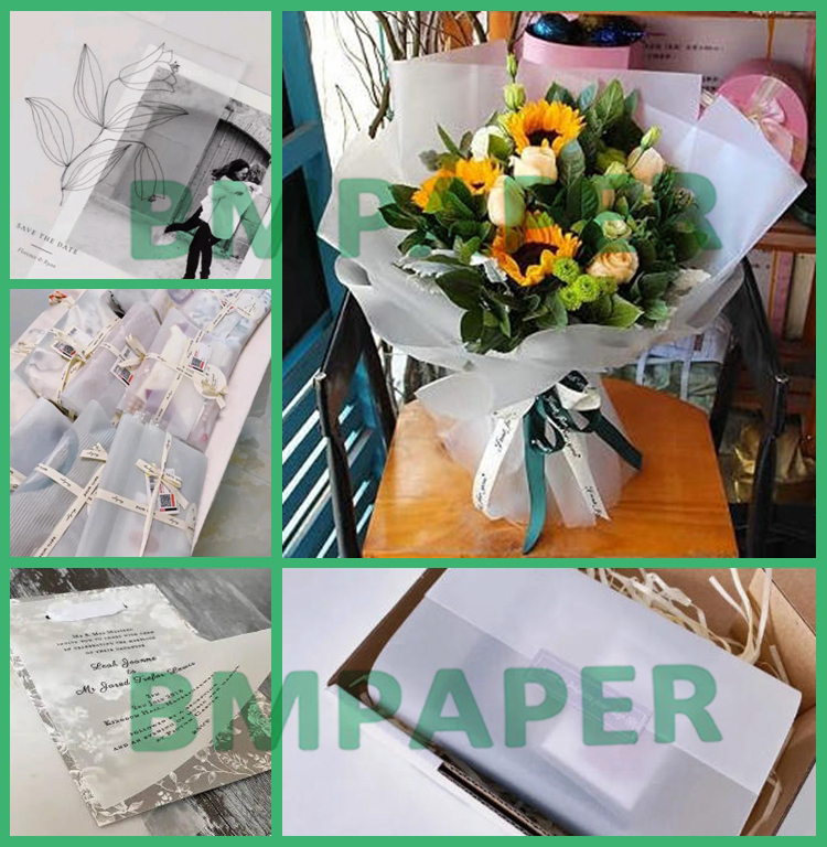 150gsm 160gsm Semi Translucent Paper For Invitations Tear Resistant A0 A1