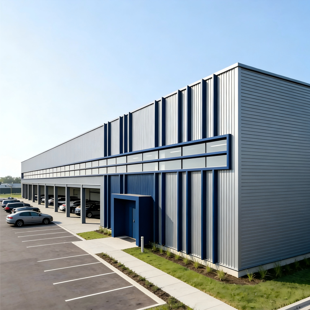 Fast Installation Prefabricated Steel Building with Galvanized Coating and Customizable Design