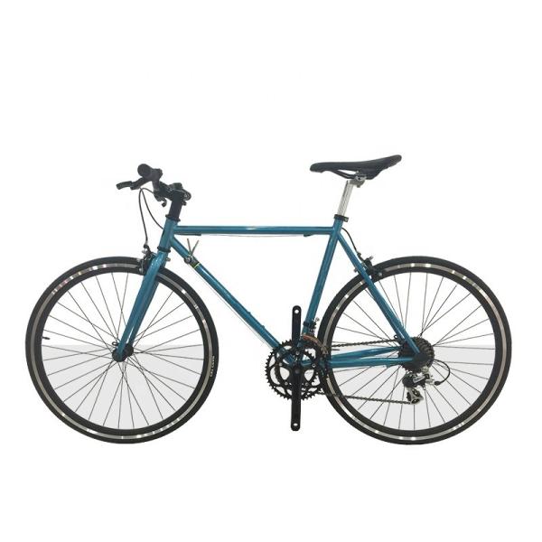 Aluminum Threadless Stem 700C Hi-Ten Steel Frame Sunrace 14S Speeds Adult Road Bike