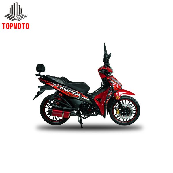 107cc Horizontal Single-Cylinder Underbone Motorcycle with 4-Speed Semi-Automatic Clutch and Electric & Kick Start