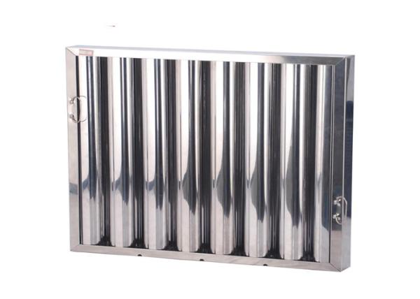 Cleaning Extractor Restaurant Hood Filters , Grease Filters For Kitchen Hoods