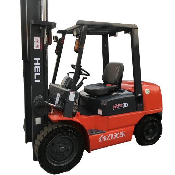 3 Ton Used Diesel Forklifts with 3stages by HELI Perfect for Transporting Heavy Pallets and Machinery
