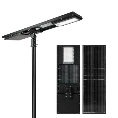Aluminum All in One Solar Led Street Light Microwave Sensor in Smart Cities