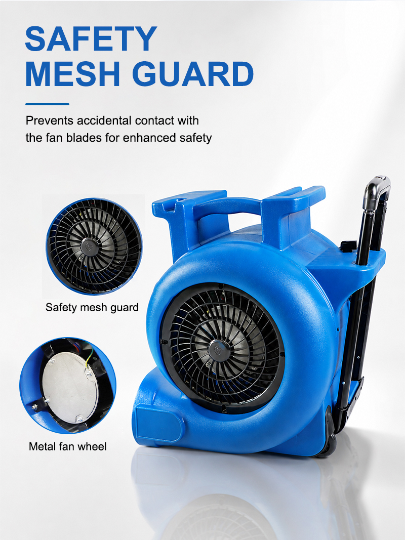 Factory Customized Electric Commercial Hair Dryer Three-speed Cold air Blower Suitable for Hotel Factorie Warehouse